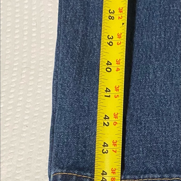 NWT Men’s LEVI’S 505 Regular Jeans Dark Wash 42x32 - Picture 4 of 6